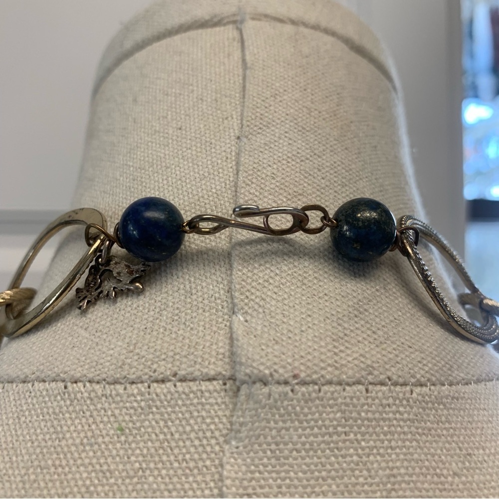 Large Lapis Lazuli Statement Necklace - Picture 6 of 6